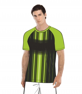 Футболка простая 206 реглан салатовая